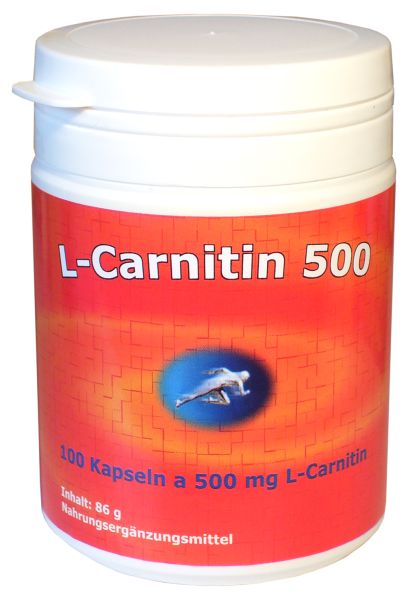 L-Carnitin Kapseln 100 St. a 500mg