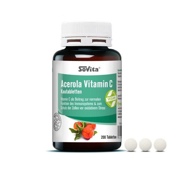 Acerola Vitamin C Kautabletten