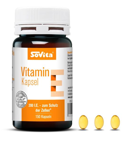 Vitamin E Kapseln 200 I.E., 150 St.