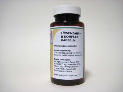 Löwenzahn + Vitamin B Komplex Kapseln, 90 St.
